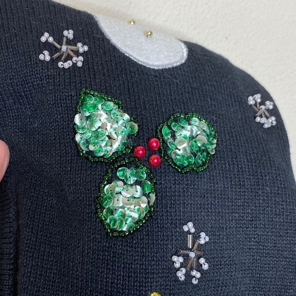 Vintage Ugly Christmas Sweater Vest - Picture 5 of 5